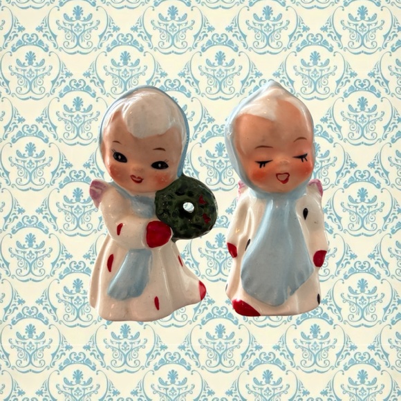 Lefton China Other - Lefton Mini Christmas Angel Salt and Pepper Shakers